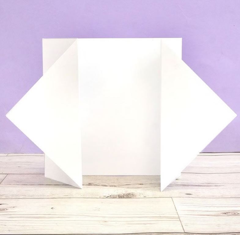 Diamond Gatefold Luxury Shaped Card Blanks & Envelopes