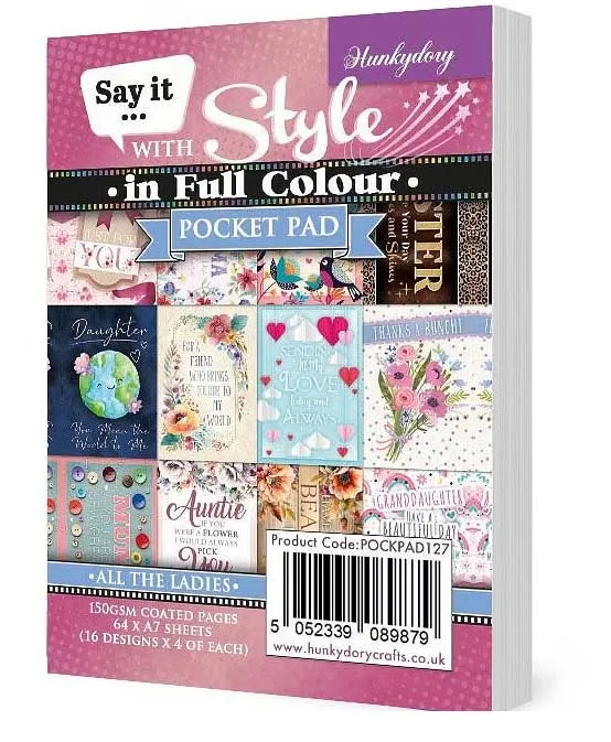 All the Ladies Say it with Style Pocket Pads