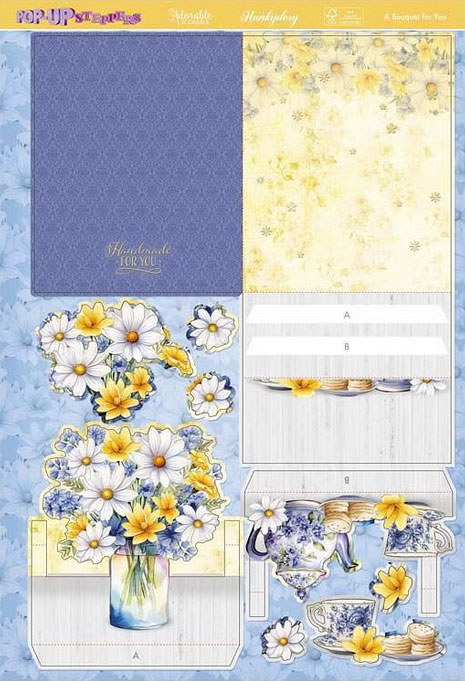 A Bouquet for You Pop-Up Stepper Card