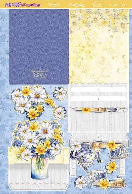 A Bouquet for You Pop-Up Stepper Card