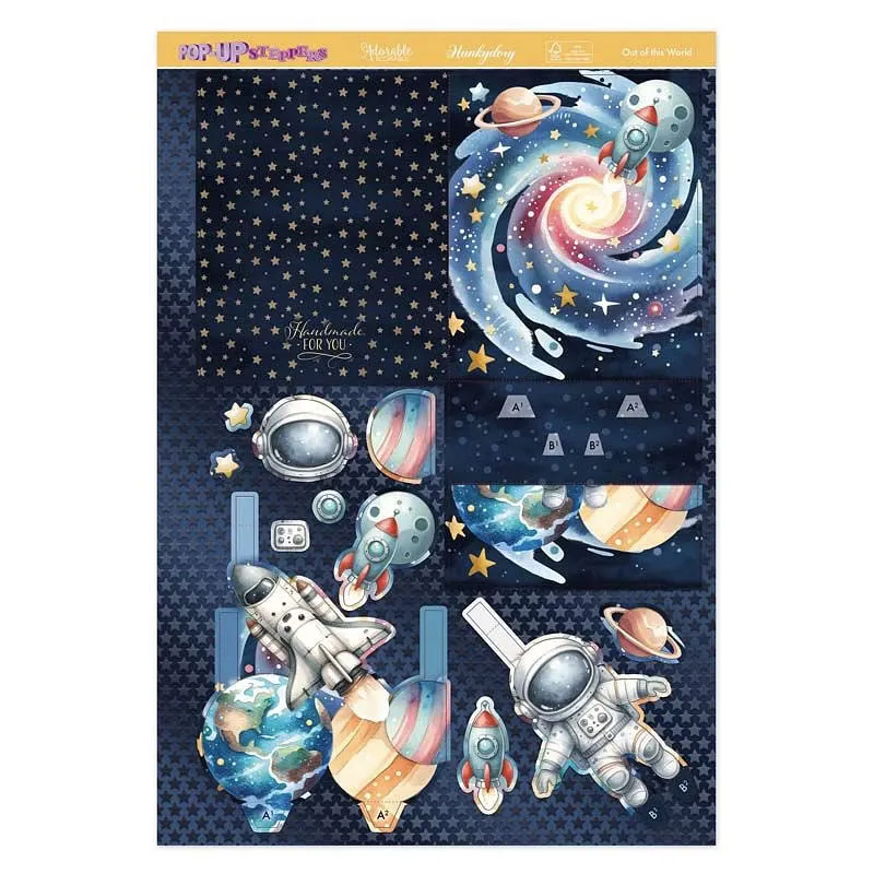 Out of this World! Pop-Up Stepper Card