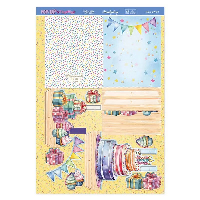 Make A Wish! Pop-Up Stepper Card