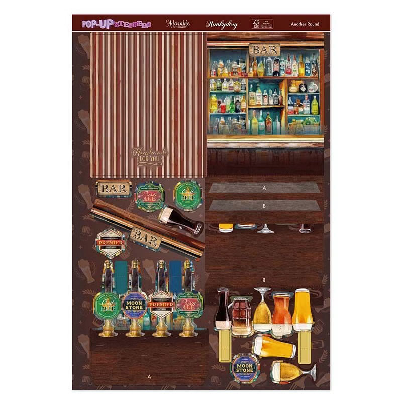 Another Round Pop-Up Stepper Card