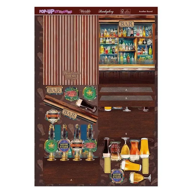 Another Round Pop-Up Stepper Card