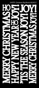 Big Christmas Words Double-Stick Dazzles™ Stickers