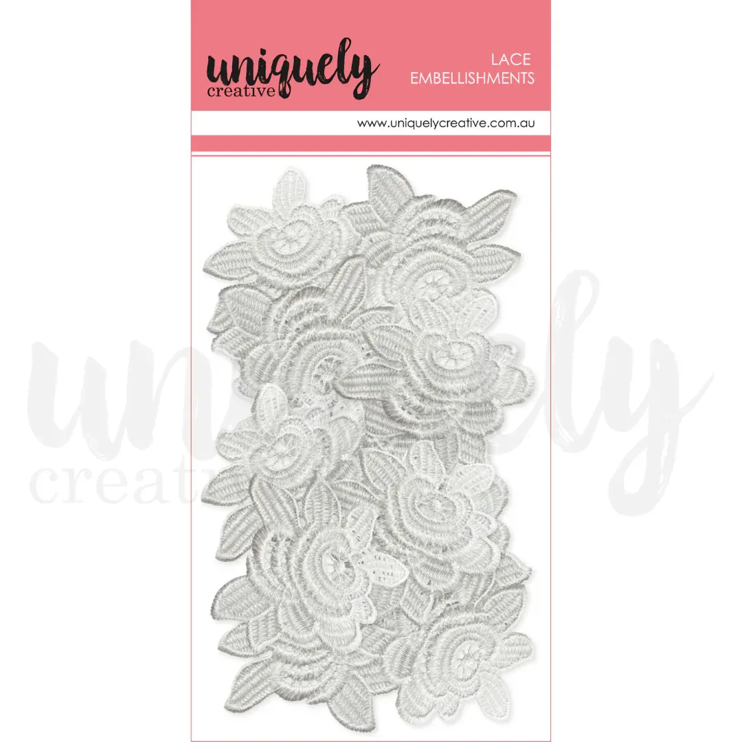 Lace Roses, 15 pieces