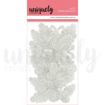 Lace Butterflies, 15 pieces