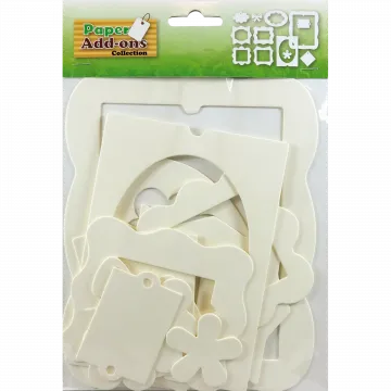 White Die-Cuts #2, 12 pieces