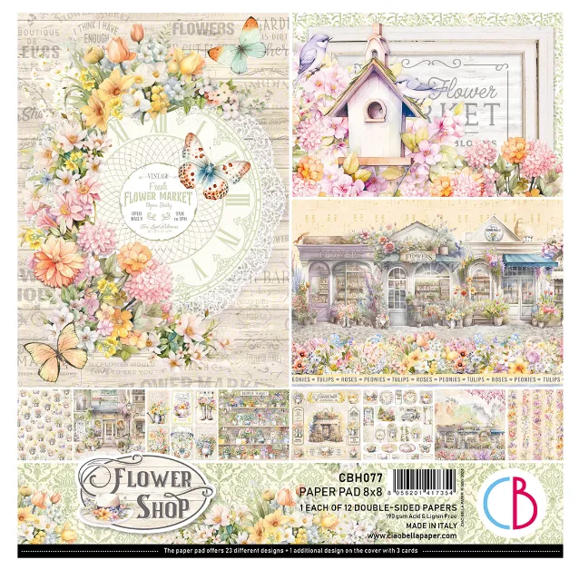 Flower Shop 8x8 Paper Pad