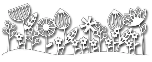 Floral Border Die