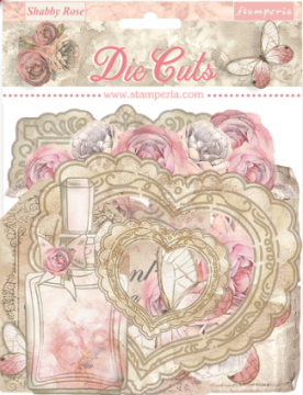 Shabby Rose Die-cuts, 42 pieces