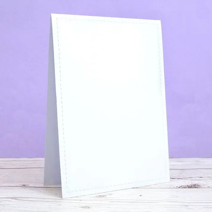 Stitched Edge Tent Fold Card Blanks & Envelopes 7