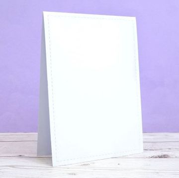Stitched Edge Tent Fold Card Blanks & Envelopes 7"x5"
