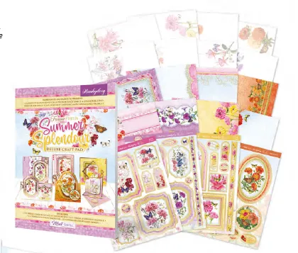 Deluxe Craft Pads - Forever Florals - Summer Splendour