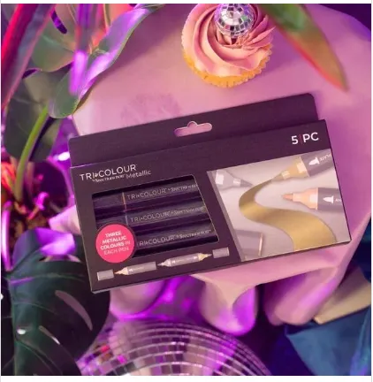 Spectrum Noir TriColour Metallic Pens 5 Pack