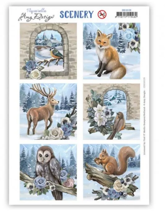 Whispers of Winter Die-Cut Squares