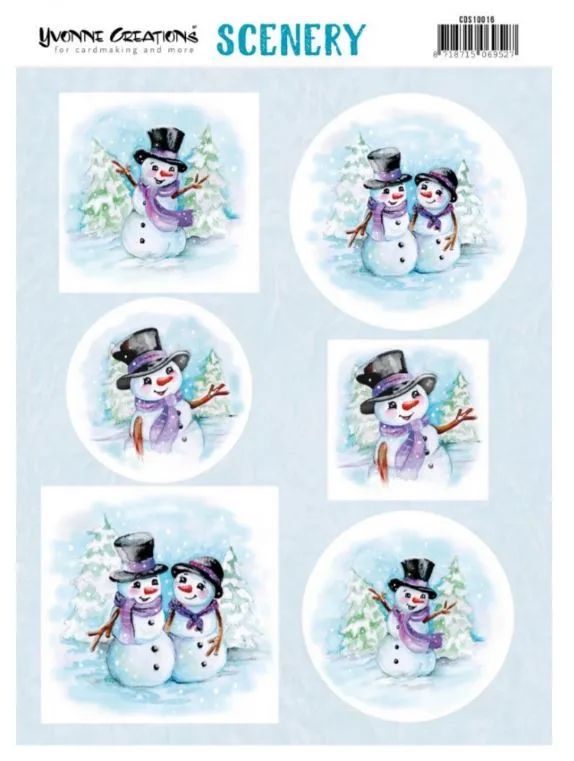 Snowmen Die-Cuts