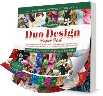 Festive Flowers & Seasonal Sparkle Duo Design Paper Pads