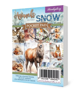 Animals in the Snow Pocket Pad