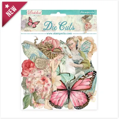 Wonderland Die-Cuts, 38 pieces