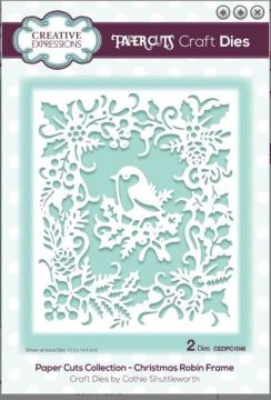 Christmas Robin Frame - Paper Cuts Collection