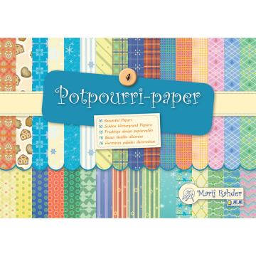 Bright Potpourri Papers, 6x8, 16 sheets
