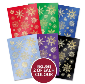 Foiled & Die-Cut Mirri Snowflakes - Classic Selection