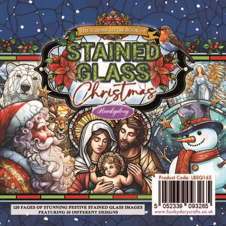 The Square Little Book of Stained Glass Christmas