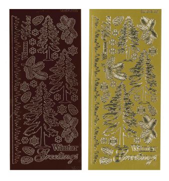 Woodland Dazzles™ stickers, 2 pack