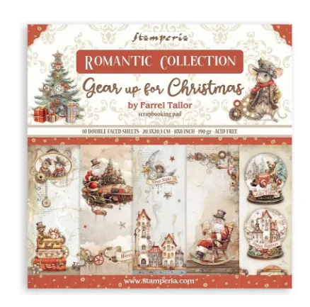 Gear Up for Christmas 8x8 Paper Pad