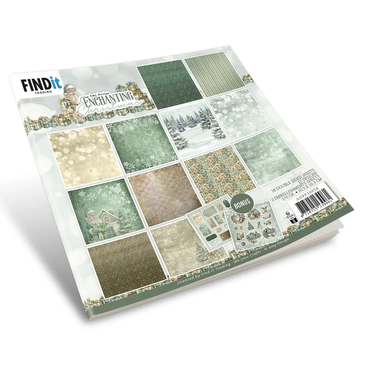 Enchanting Christmas 8x8 Papers