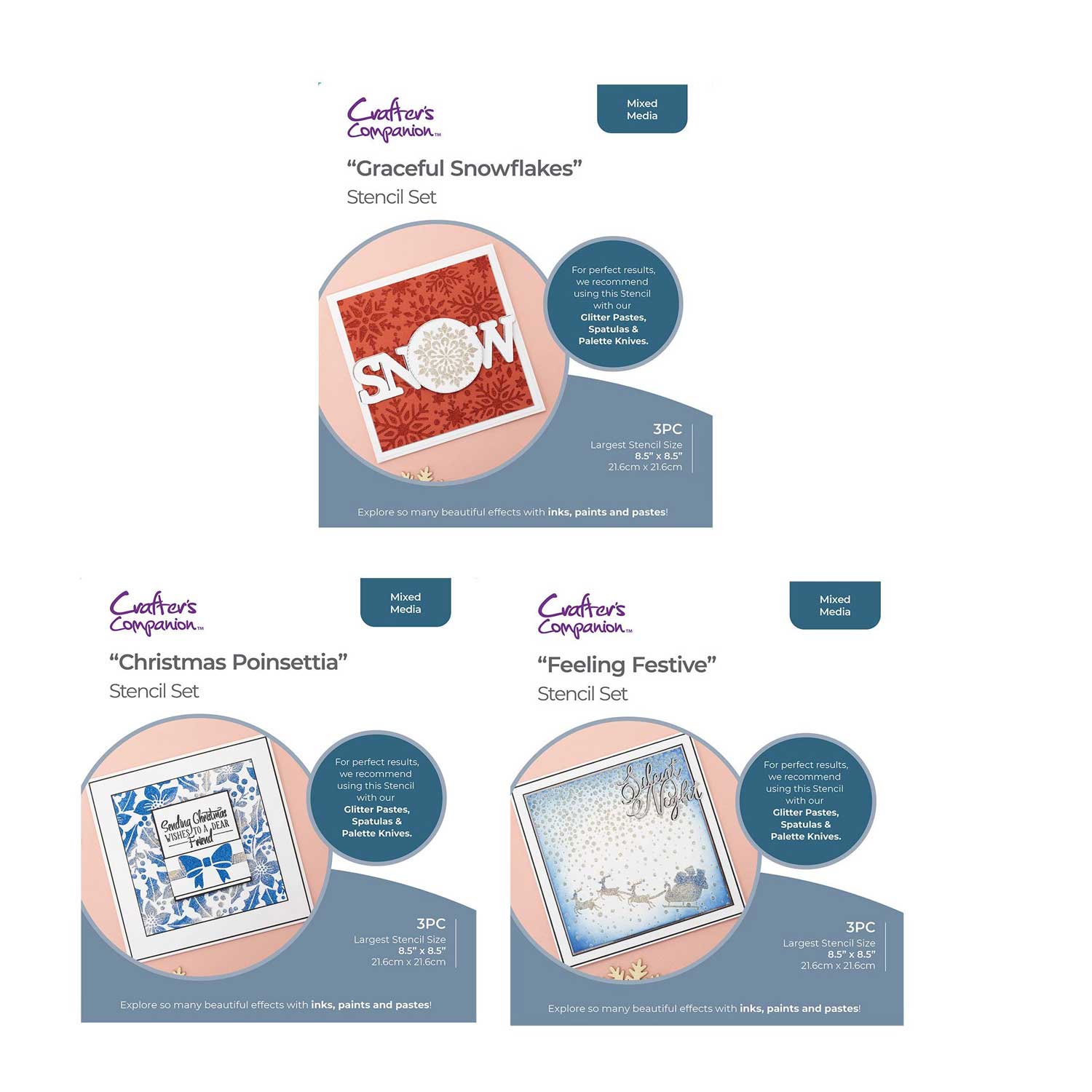 Christmas Stencils by Crafter's Companion Money Saver