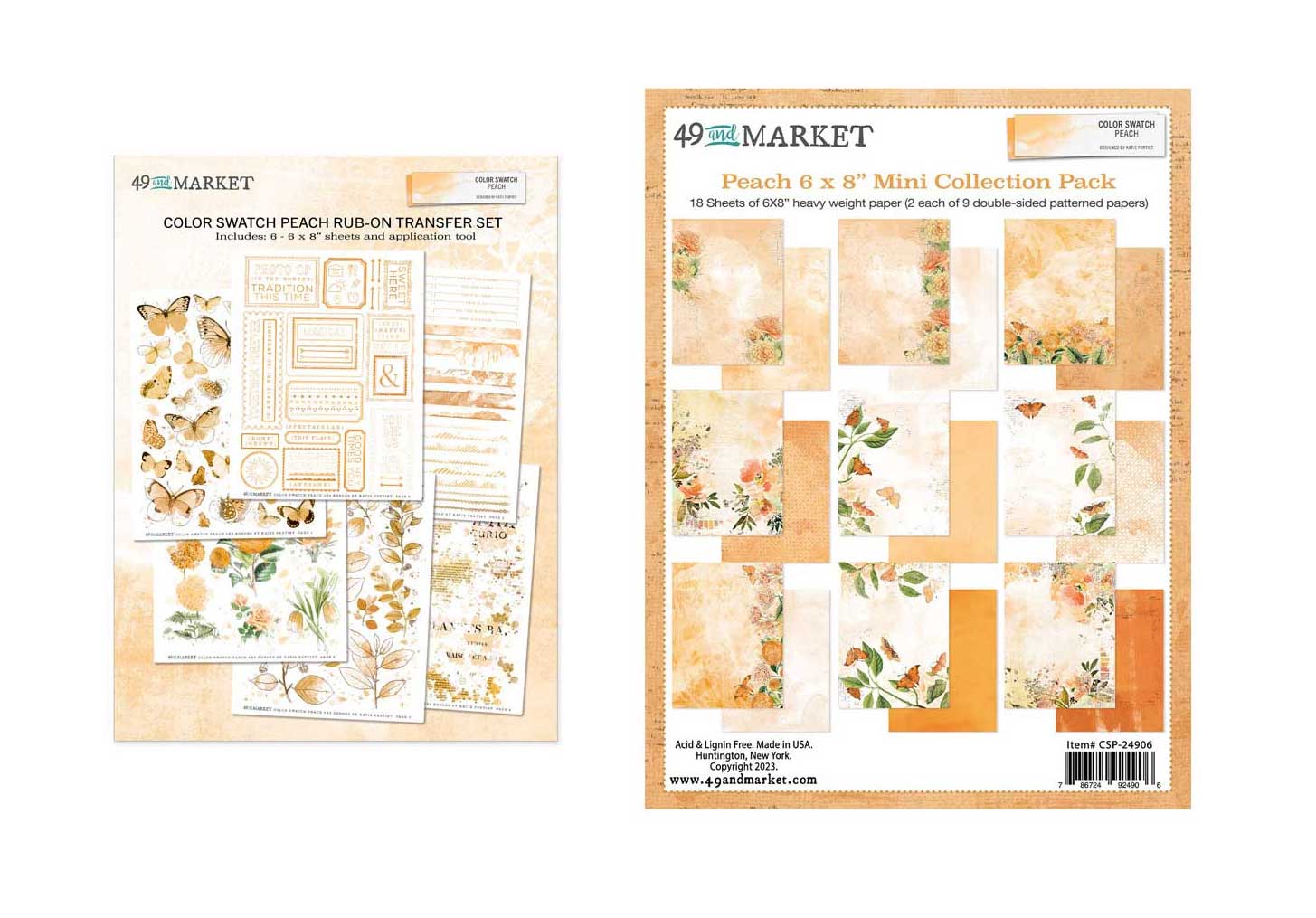 Color Swatch Peach by 49 and Market Money Saver