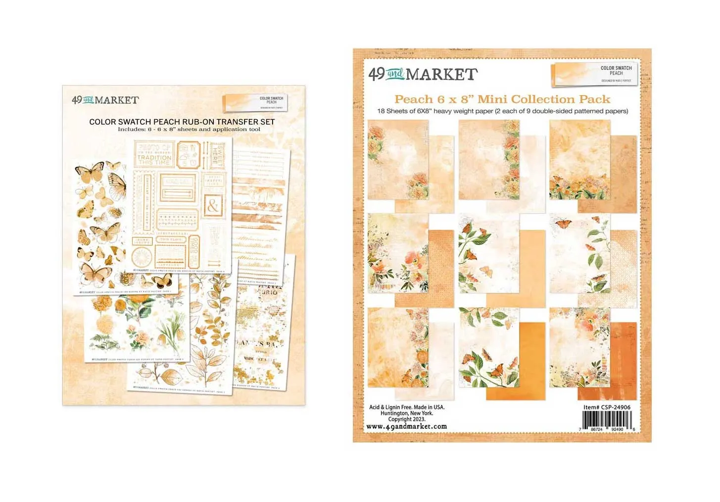 Color Swatch Peach by 49 and Market Money Saver