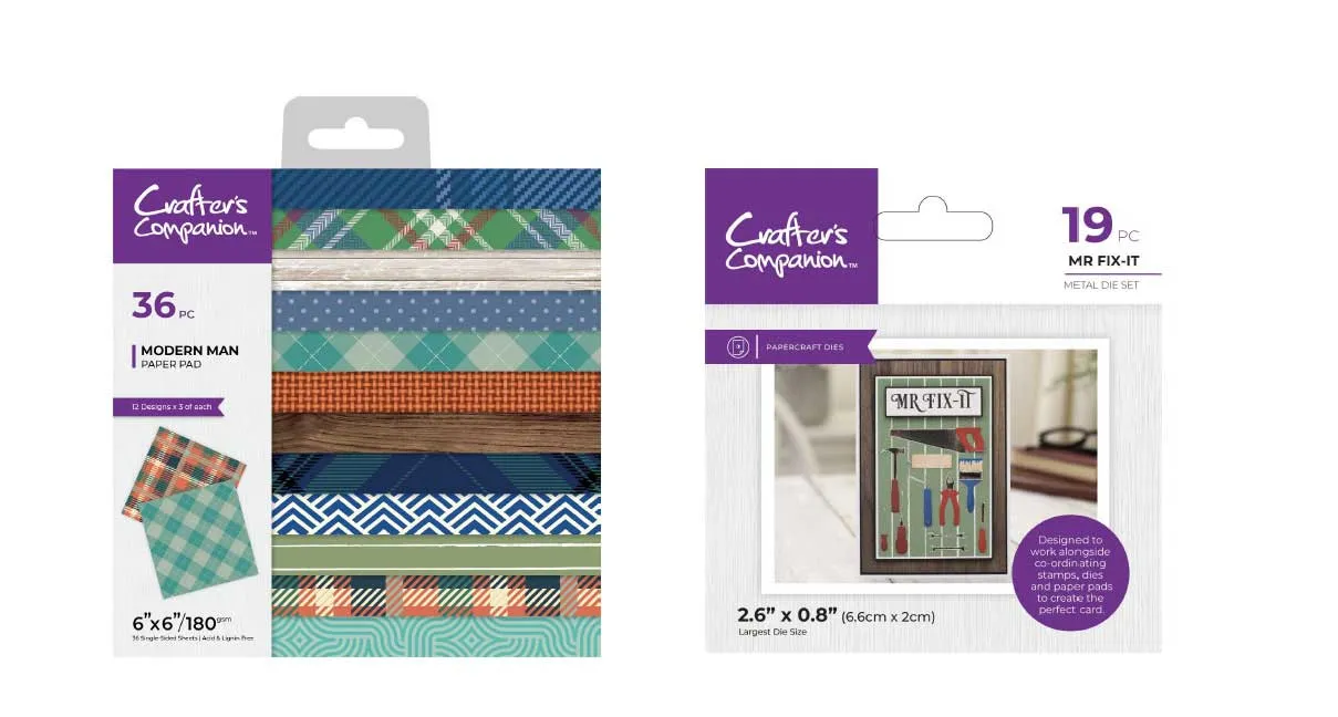 Modern Man by Crafter's Companion Money Saver