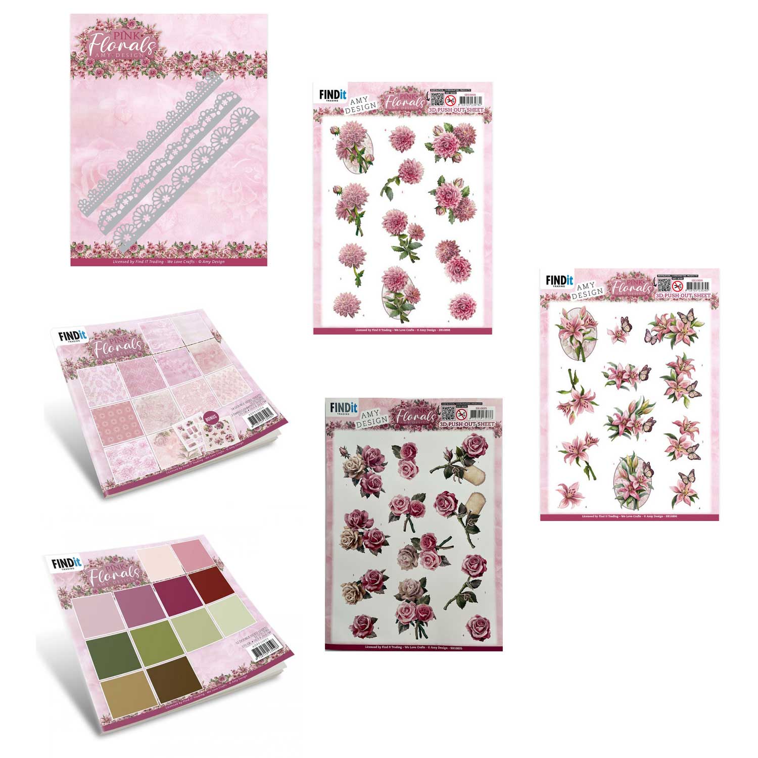 Pink Florals by Find It Trading Money Saver