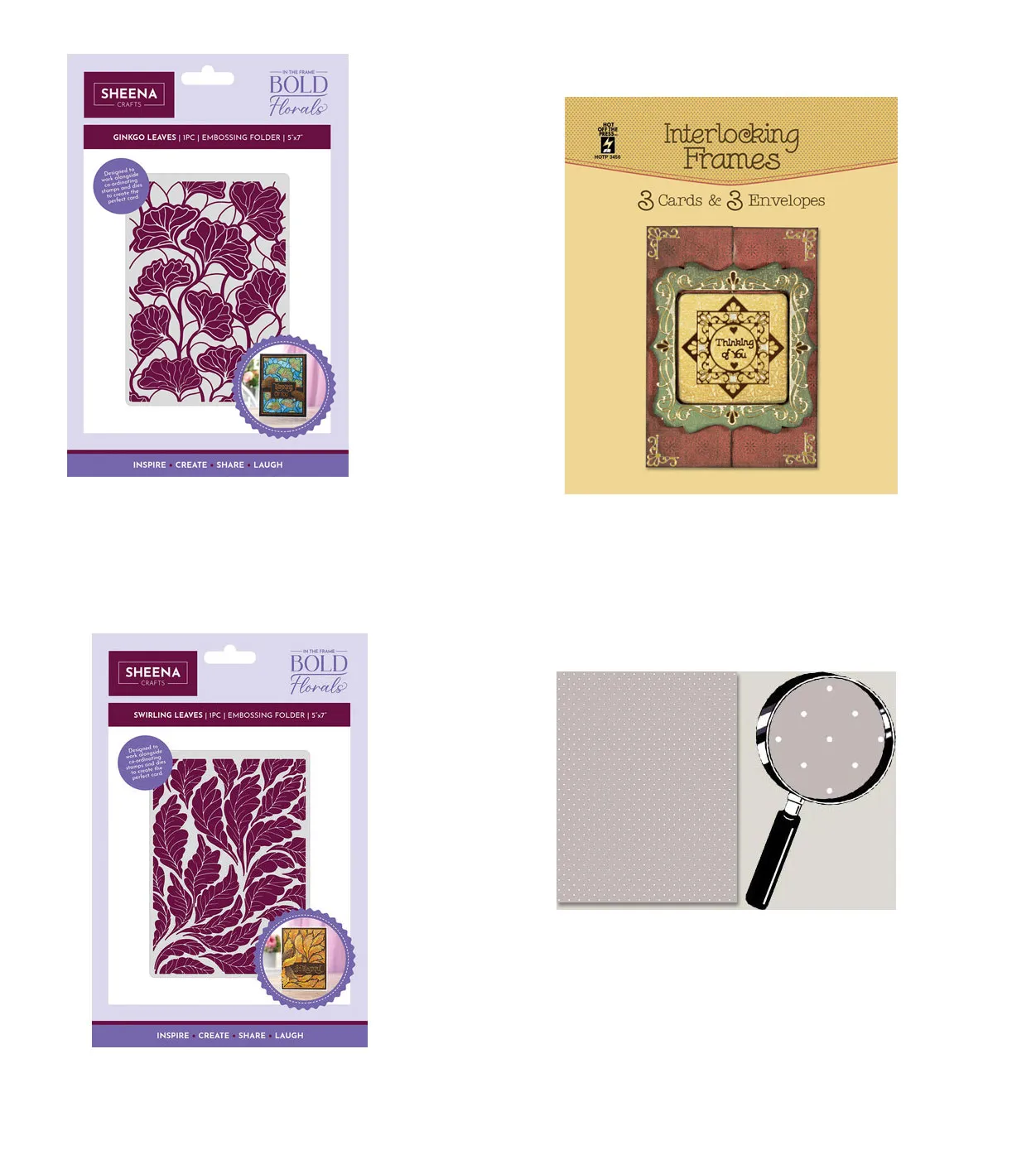 Leaves Embossing Folders by Crafter's Companion Money Saver