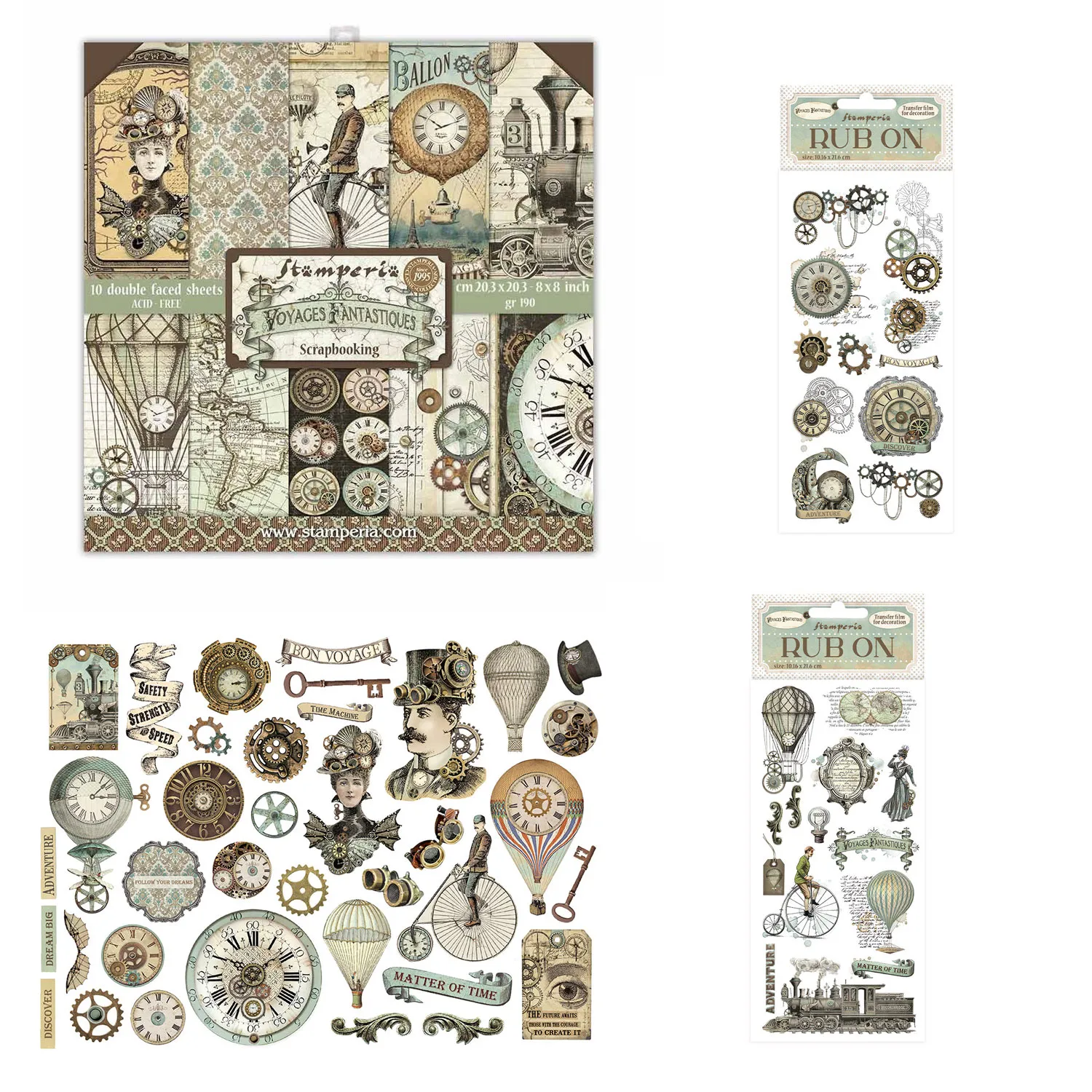 Voyages Fantastiques by Stamperia Money Saver