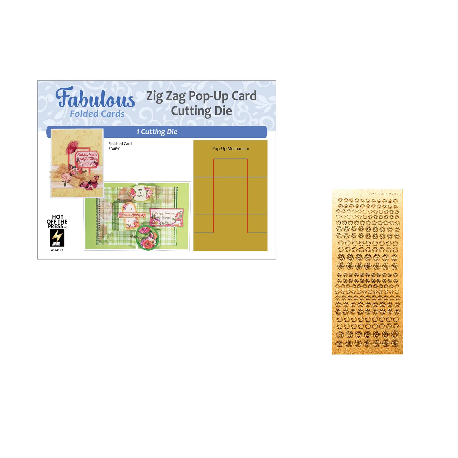 Zig Zag Card by Fabulous Folded Money Saver