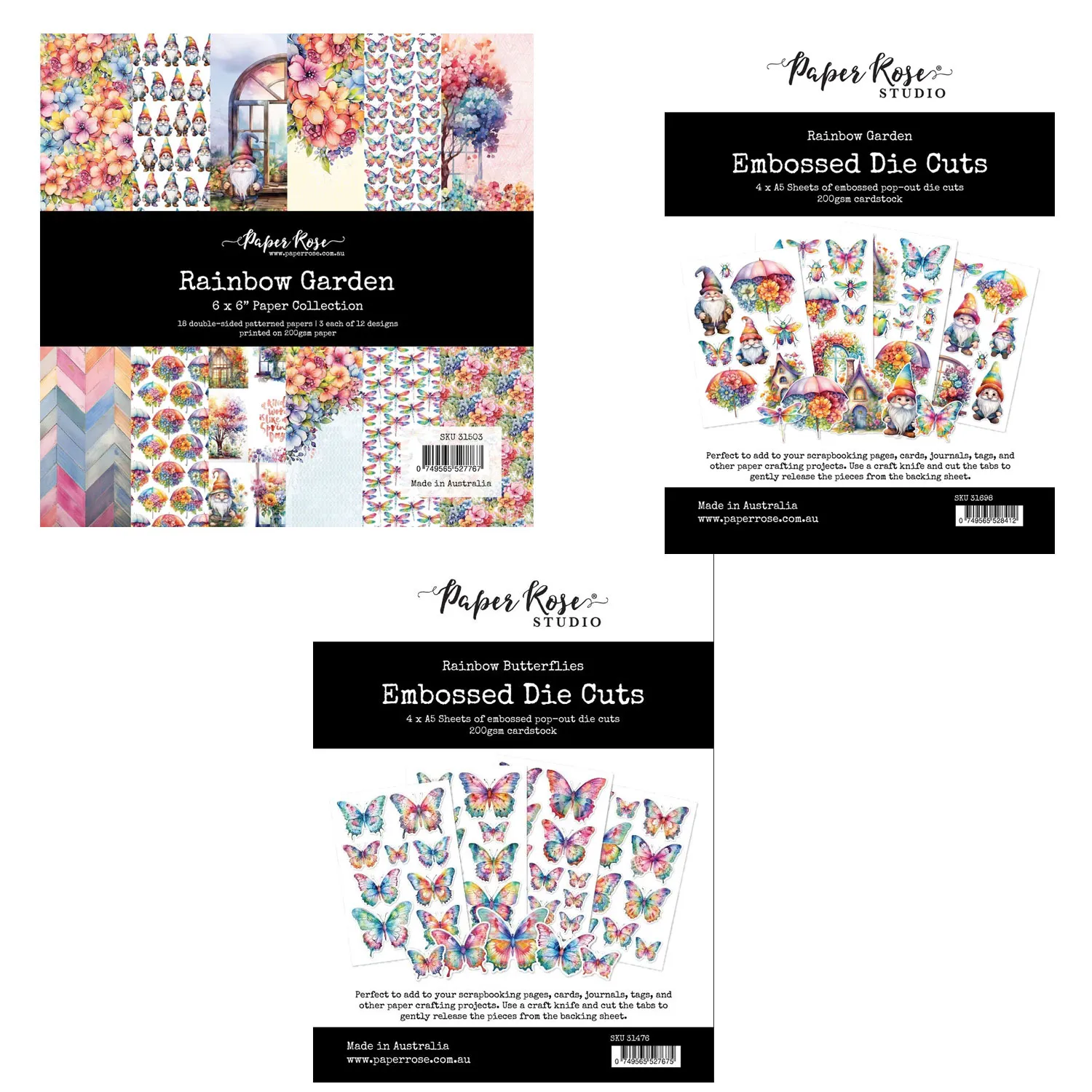 Rainbow Garden by Paper Rose Money Saver