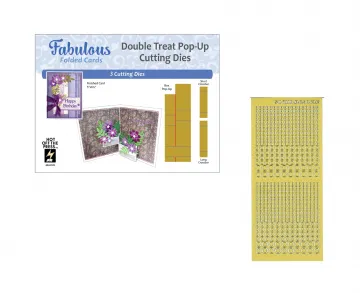 Double Treat Card Dies by Fabulous Folded Money Saver