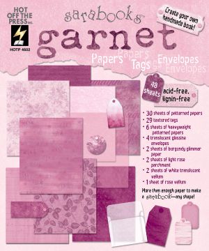 sarabooks Garnet Papers, 48 sheets
