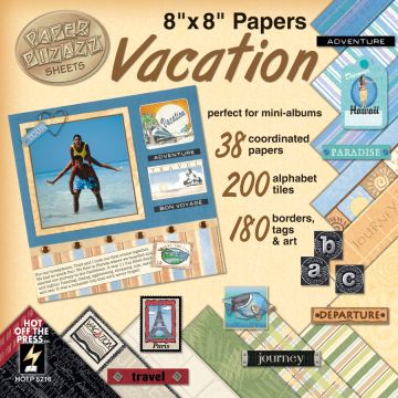 Vacation  8x8  Papers
