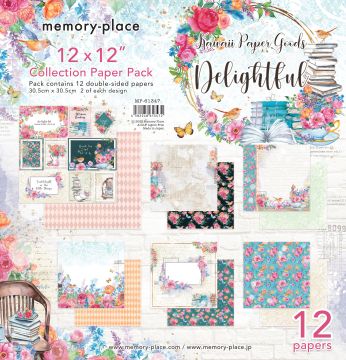 Delightful 12x12 Papers, 12 sheets