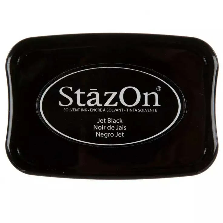 Jet Black Stazon Ink Pad