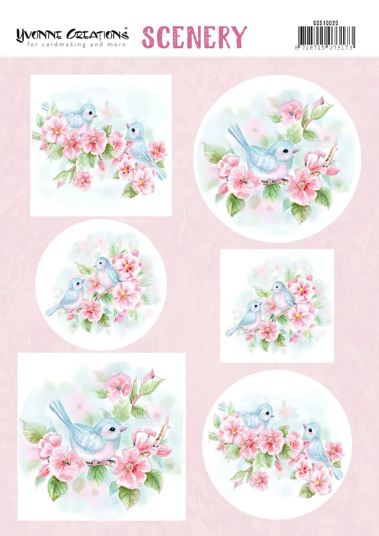 Pink Blossoms Die-Cuts