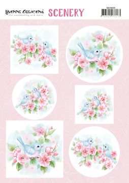 Pink Blossoms Die-Cuts