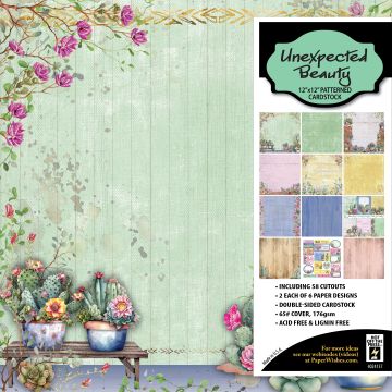 Unexpected Beauty 12x12 Patterned Cardstock