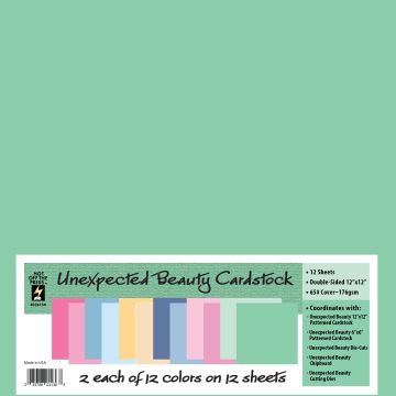 Unexpected Beauty 12x12 Solid Cardstock