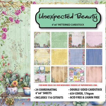 Unexpected Beauty 6x6 Patterned Cardstock